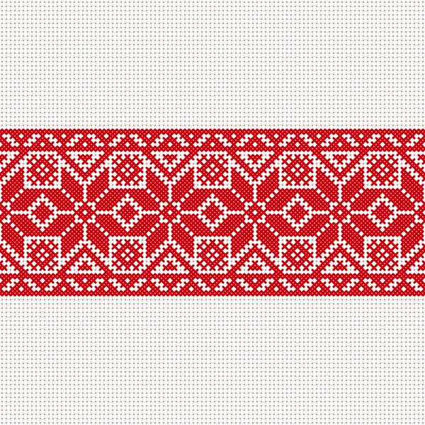 Bílo-červeno-bílá běloruská vlajka — Stockový vektor