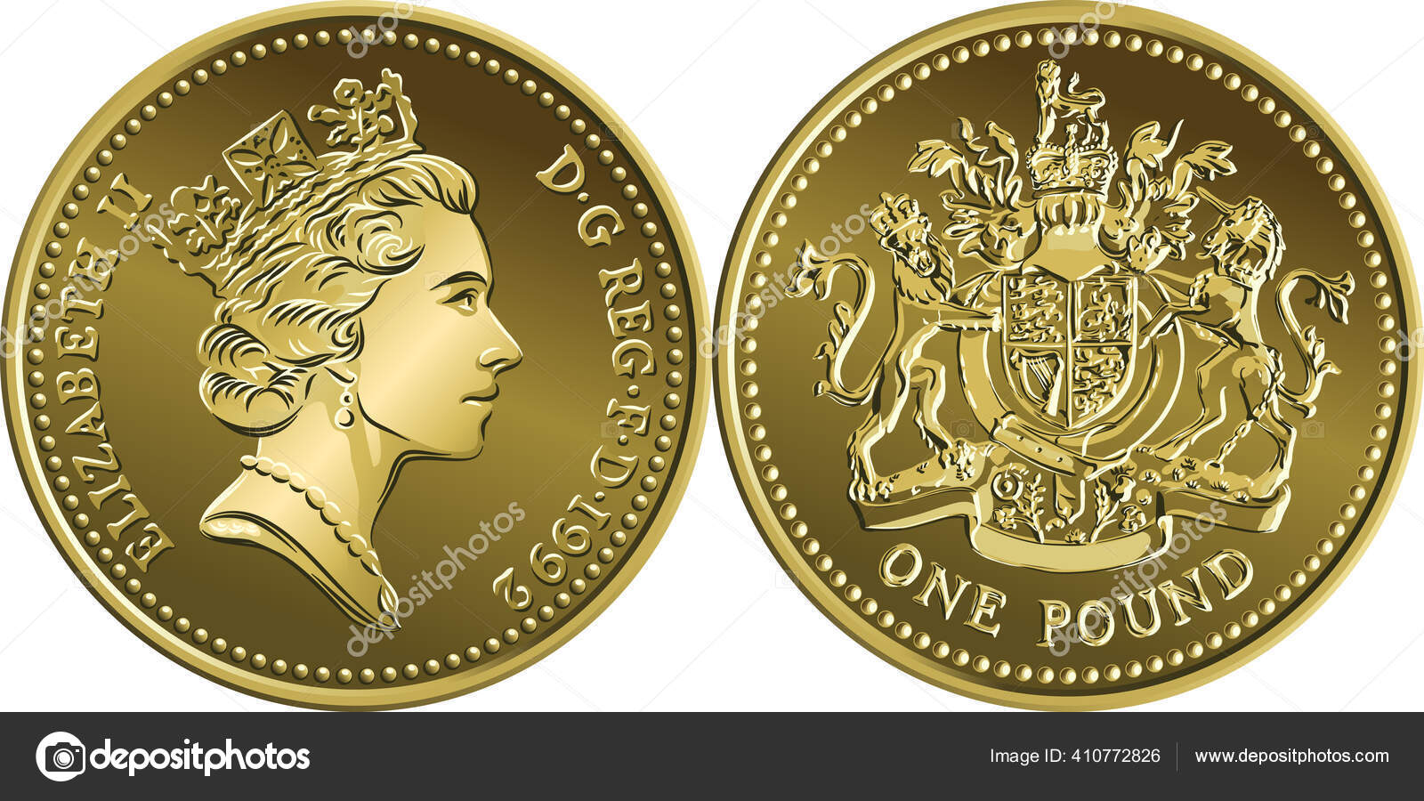 イギリスの硬貨1ポンドと20ぺんす 15年ぶりに英国の通常