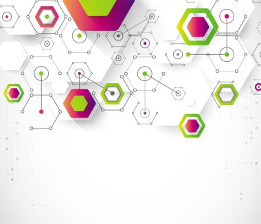 Arka plan. Bilim şablon, duvar kağıdı veya afiş. Vektör çizim.