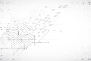 Teknolojik arka plan. Yapısı desen. Vektör