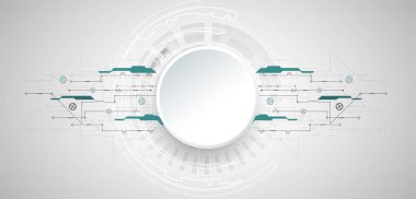 Teknolojik arka plan. Vektör