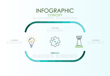 Vektör Infographic şablonu. İş kavramı ile seçme hakkı. Vektör çizim.