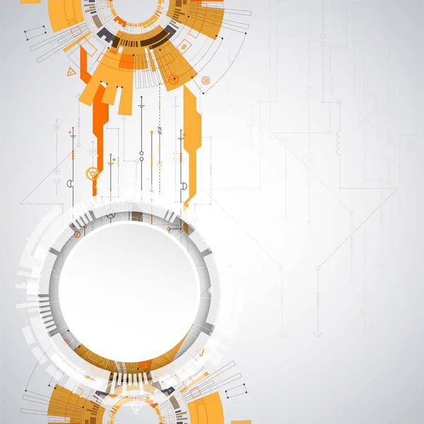 Abstracte Achtergrond Met Verschillende Technologische Elementen Verticale Structuur Patroon Technologie — Stockvector