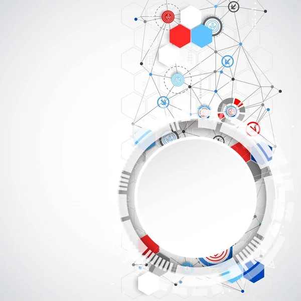 Abstracte Achtergrond Met Verschillende Technologische Elementen Verticale Structuur Patroon Technologie — Stockvector