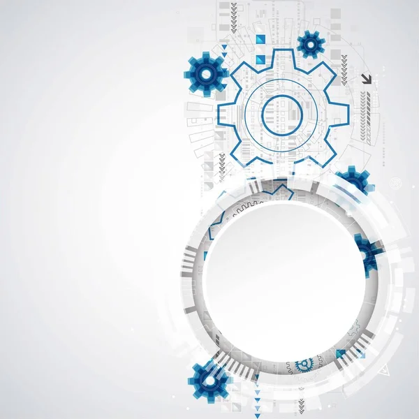 Arka plan çeşitli teknolojik elemanları ile. Dikey yapısı desen teknoloji zemin. Vektör