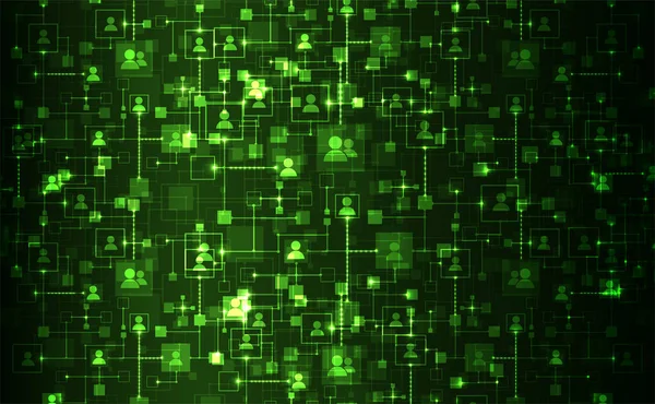 Sosyal medya arka plan vektör. Ağ kavramı.