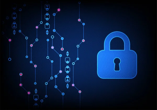Koruma konsepti. Koruma mekanizması, sistem gizliliği. Vektör illüstrasyonu