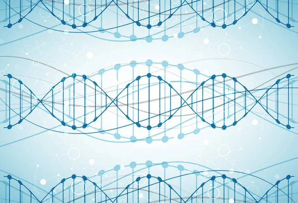 Πρότυπο Επιστήμης Ταπετσαρία Πανό Μόρια Dna Εικονογράφηση Διανύσματος — Διανυσματικό Αρχείο