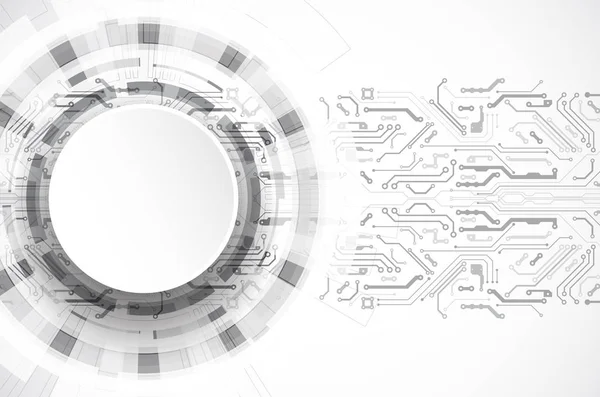 Ilustración Vectorial Tecnología Digital Alta Tecnología Tema Ingeniería — Archivo Imágenes Vectoriales