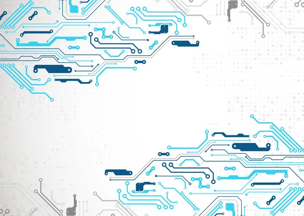 Ilustración Vectorial Tecnología Digital Alta Tecnología Tema Ingeniería — Archivo Imágenes Vectoriales