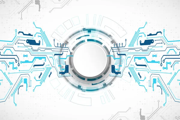 Ilustración Vectorial Tecnología Digital Alta Tecnología Tema Ingeniería — Archivo Imágenes Vectoriales