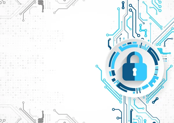 Koruma konsepti. Koruma mekanizması, sistem gizliliği. Vektör illüstrasyonu