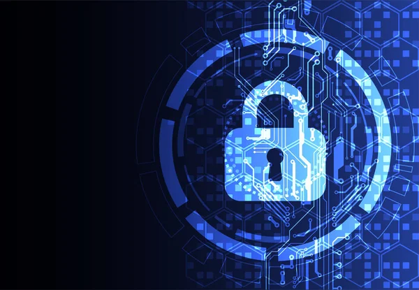 Koruma konsepti. Koruma mekanizması, sistem gizliliği. Vektör illüstrasyonu