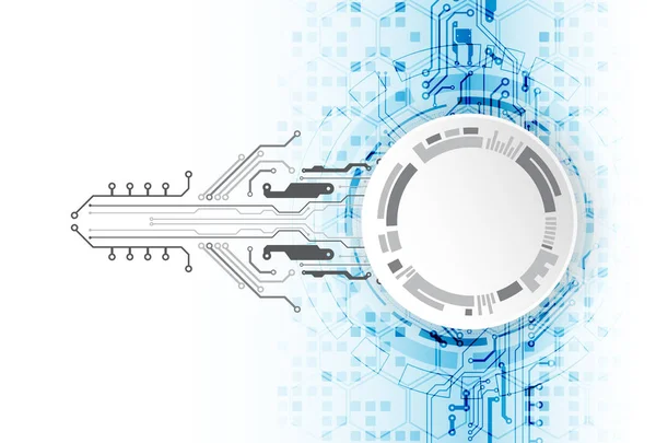 Vektör çizimi, yüksek teknoloji dijital teknoloji ve mühendislik teması