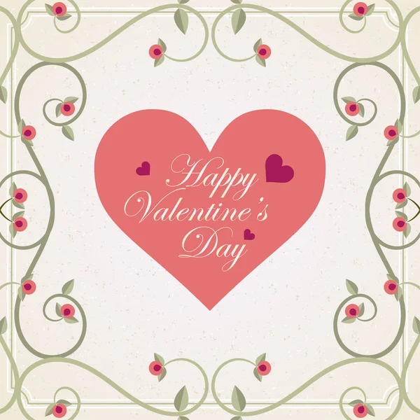 Valentine Day Vector Background — Stock Vector