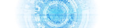 Technology background. Binary computer code.  Vector illustration. clipart svg vector 
