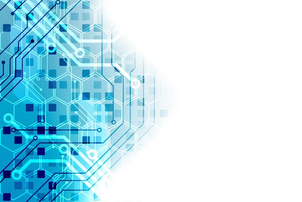 Vektör çizimi, yüksek teknoloji dijital teknoloji ve mühendislik teması