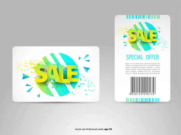 販売あなたのビジネス カードのテンプレートのデザイン ベクトル図 — ストックベクタ