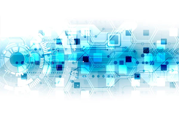 Ilustración Vectorial Tecnología Digital Alta Tecnología Tema Ingeniería — Archivo Imágenes Vectoriales