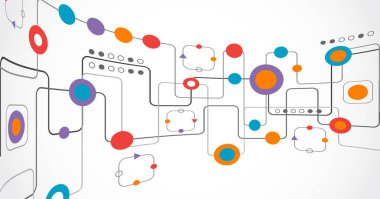 Sosyal medya için arka plan. 1200 x 630 px oranlarını web afiş var. Vektör.