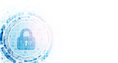 Koruma konsepti. Koruma mekanizması, sistem gizliliği. Vektör illüstrasyonu