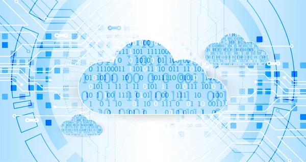 Web Cloud Technology Business Background Abstrait Vecteur — Image vectorielle