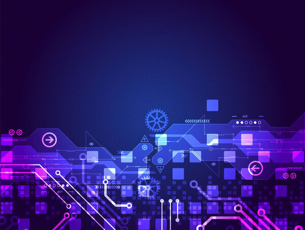 Абстрактная технологическая плата. Концепция коммуникации