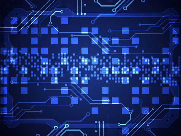 Soyut teknoloji devre kartı. İletişim konsepti