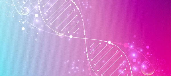 明るい科学的背景 ビジネス コンセプトの独創的なアイデア Dna スタイル — ストックベクタ