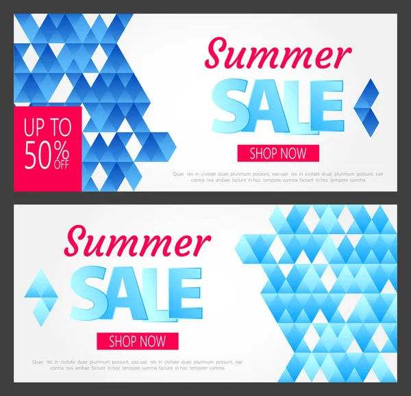 Summer Sale Banner Design Your Business Векторная Иллюстрация — стоковый вектор