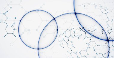 Soyut teknoloji altıgen arka plan. Bağlantı yapısı.