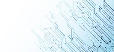 Soyut teknoloji devre kartı. İletişim konsepti.