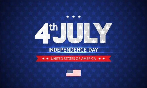 Fourth of July Independence Day. Abstract background. Vector — Stock Vector