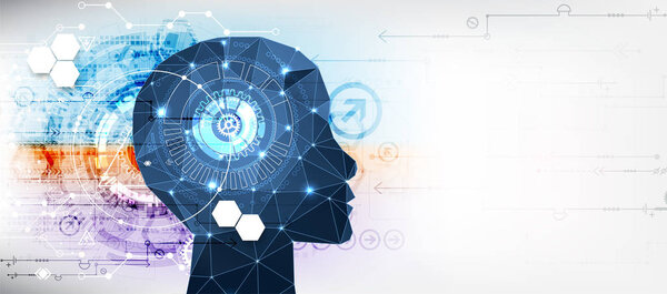 Концепция искусственного интеллекта. Креативный мозг
