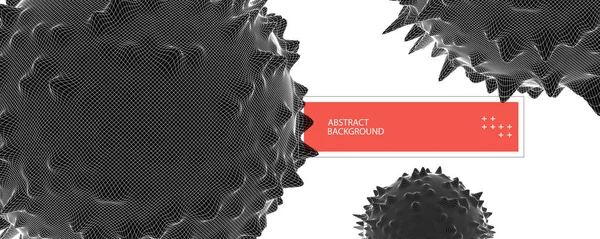 Antecedentes científicos e tecnológicos modernos. Esfera abstracta . —  Vetores de Stock