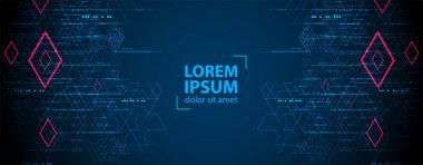 Vektör çizimi. Dijital teknoloji ve mühendislik geçmişi.