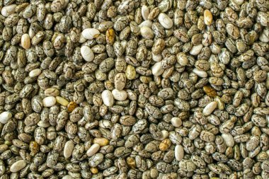 Makro duvar kağıdı arka plan görüntüsü chia tohum yakından