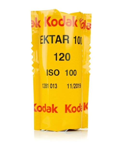 Niedersachsen Niemcy Kwiecień 2019 Uszczelniona Rolka Kodak Ektar 120Mm Średniego — Zdjęcie stockowe