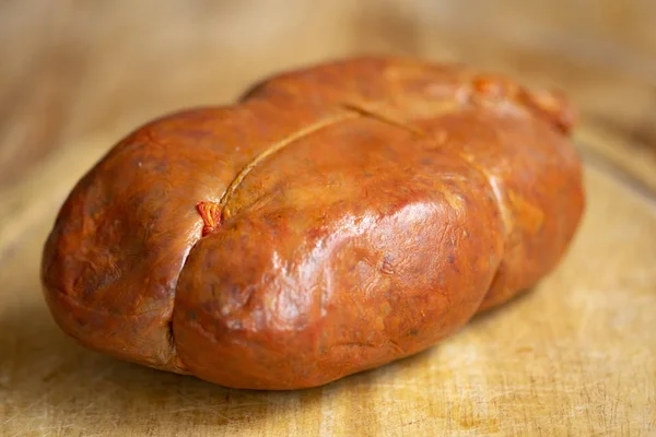 Zeer hete Calabrische nduja Rechtenvrije Stockfoto's