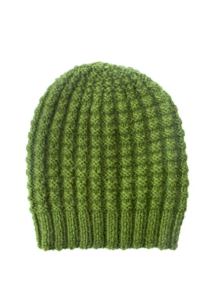 Knitted Hat White Background — Stock Photo, Image