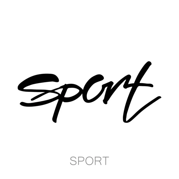 Sport lettering template — Stock Vector