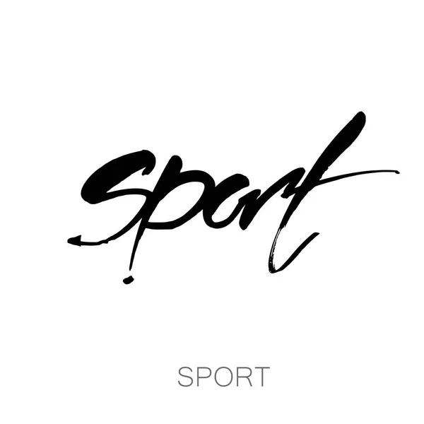 Sport lettering template — Stock Vector
