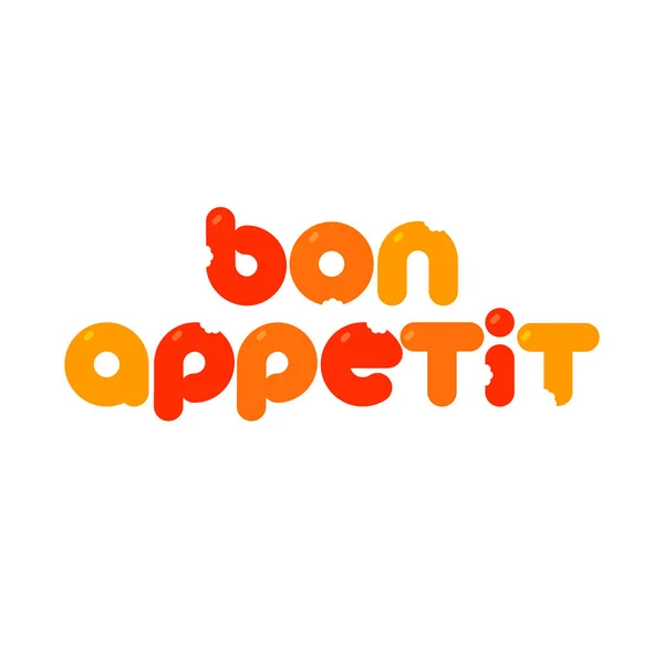 Bon appetit template — Stockvector