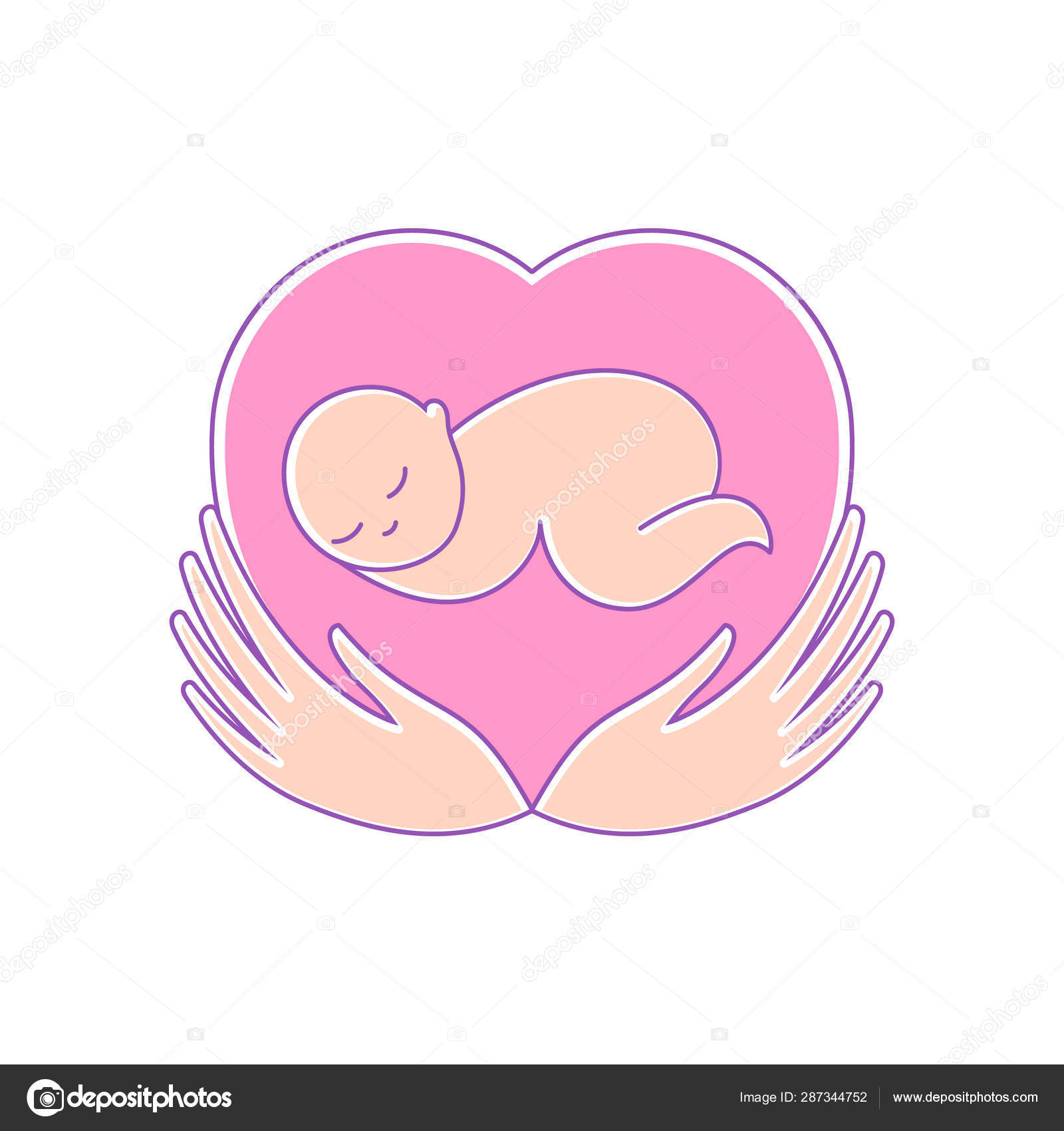 Baby Care Template Stock Vector Image By antoshkaforever 287344752