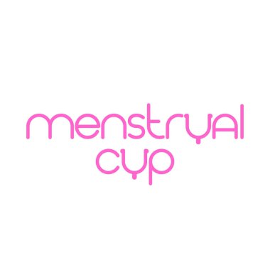 menstrüel fincan şablon