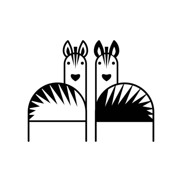 Дизайн зебры — стоковый вектор
