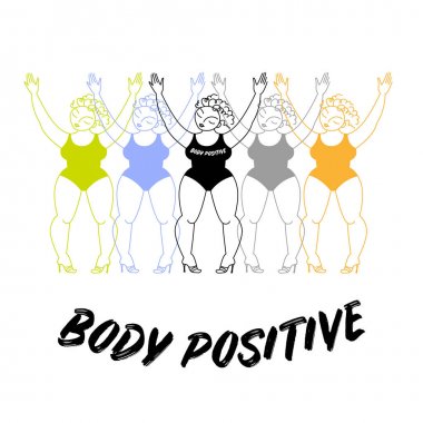 vücut pozitif şablon