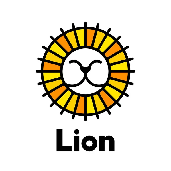Modelo de logótipo leão —  Vetores de Stock