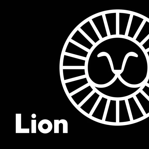 Modelo de logótipo leão —  Vetores de Stock