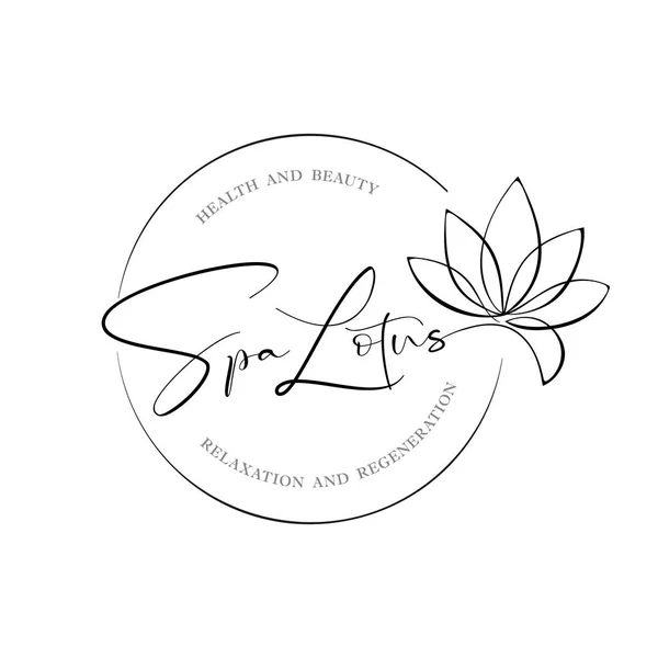 Шаблон логотипу Lotus Векторна Графіка